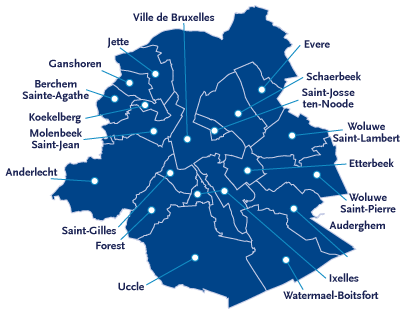 bruxelles map plomberie